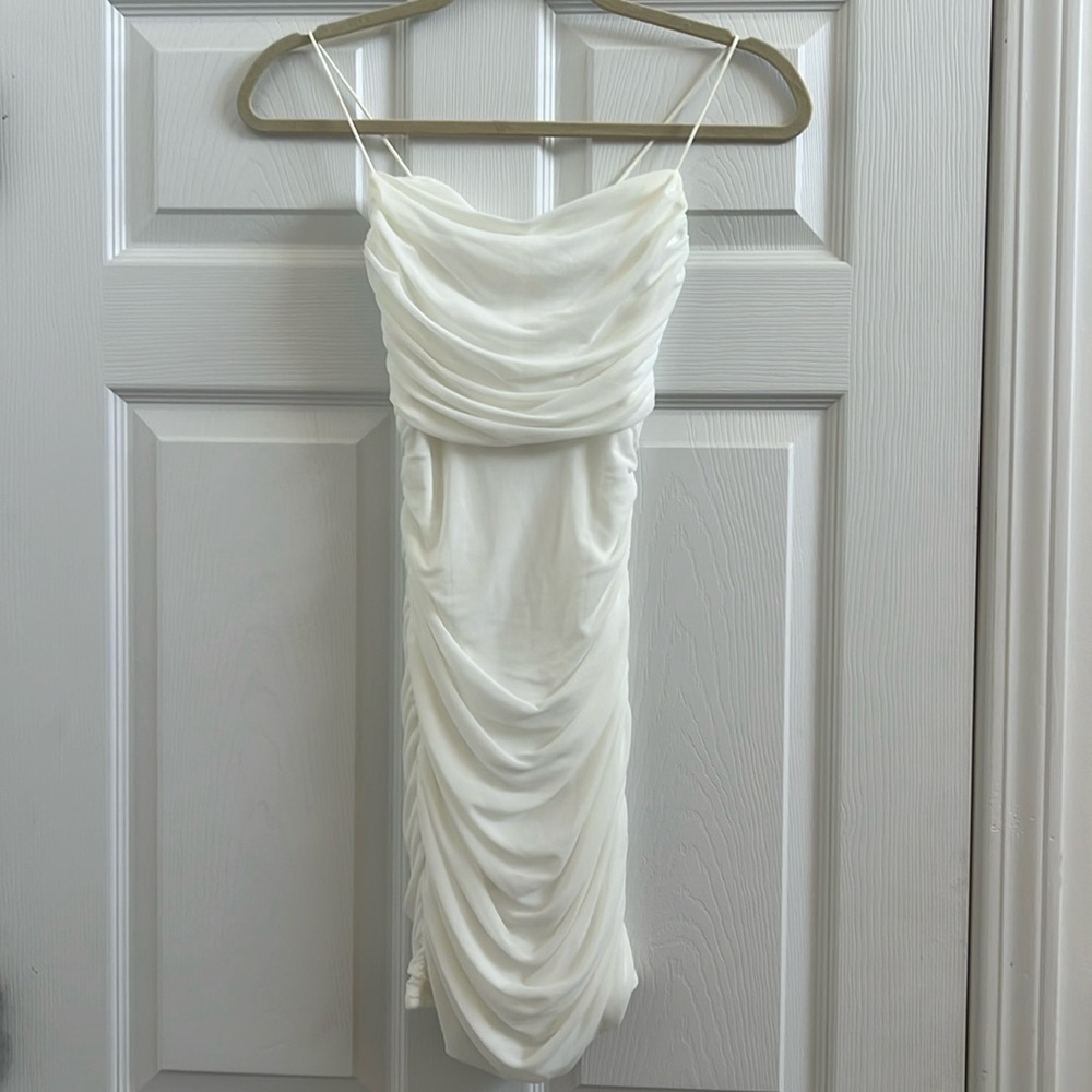 Princess Polly white cocktail dress
